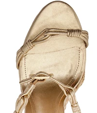 Schutz Nara Leather Espadrille Wedge Sandals