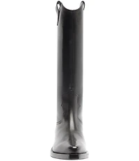 Schutz Nash Up Leather Pointed Toe Tall Western Boots