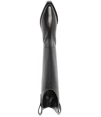 Schutz Nash Up Leather Pointed Toe Tall Western Boots