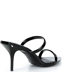 Schutz Nylle Patent Leather Dress Slides