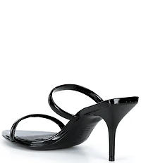 Schutz Nylle Patent Leather Dress Slides