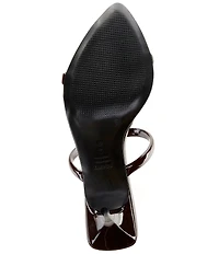 Schutz Nylle Patent Leather Dress Slides