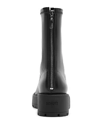 Schutz Rita Back Zipper Platform Booties