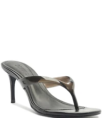 Schutz Roslyn Jelly Thong Dress Slide Dress Sandals