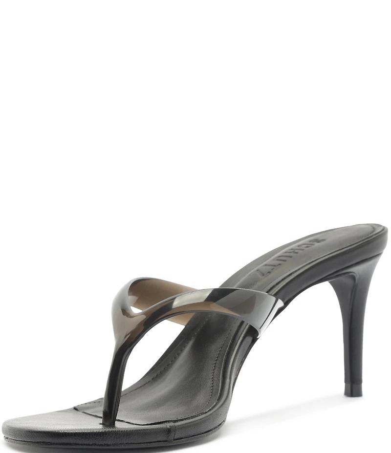 Schutz Roslyn Jelly Thong Dress Slide Dress Sandals