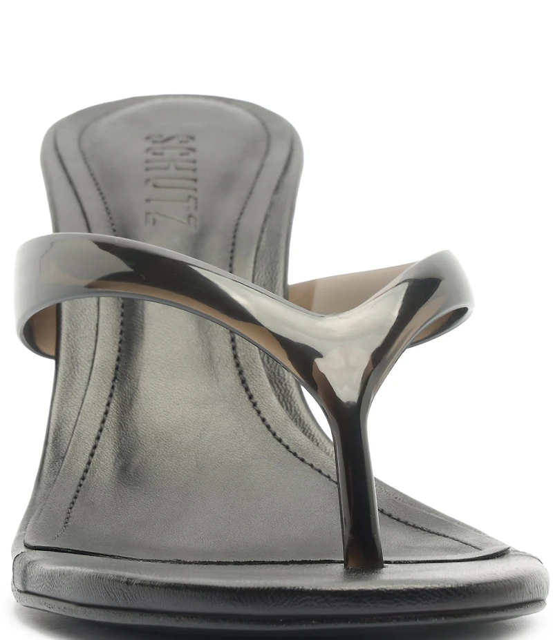 Schutz Roslyn Jelly Thong Dress Slide Dress Sandals