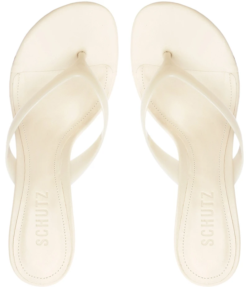 Schutz Roslyn Jelly Thong Dress Slide Dress Sandals