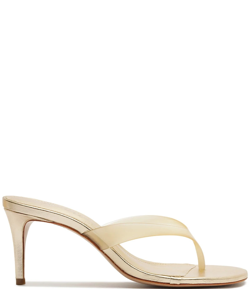 Schutz Roslyn Jelly Thong Dress Slide Dress Sandals