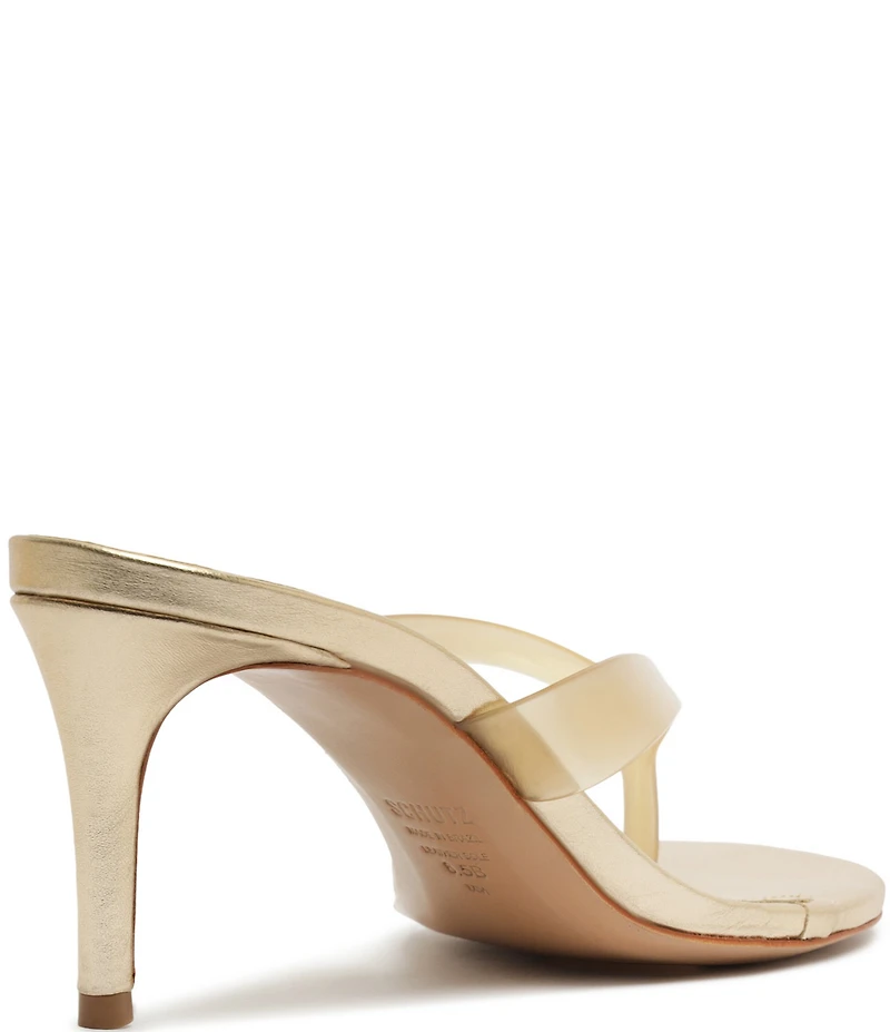 Schutz Roslyn Jelly Thong Dress Slide Dress Sandals