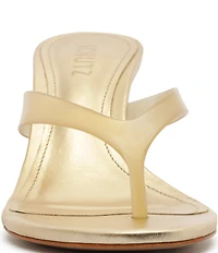 Schutz Roslyn Jelly Thong Dress Slide Dress Sandals