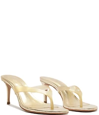 Schutz Roslyn Jelly Thong Dress Slide Dress Sandals