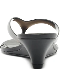 Schutz Roslyn Jelly Thong Wedge Slide Sandals