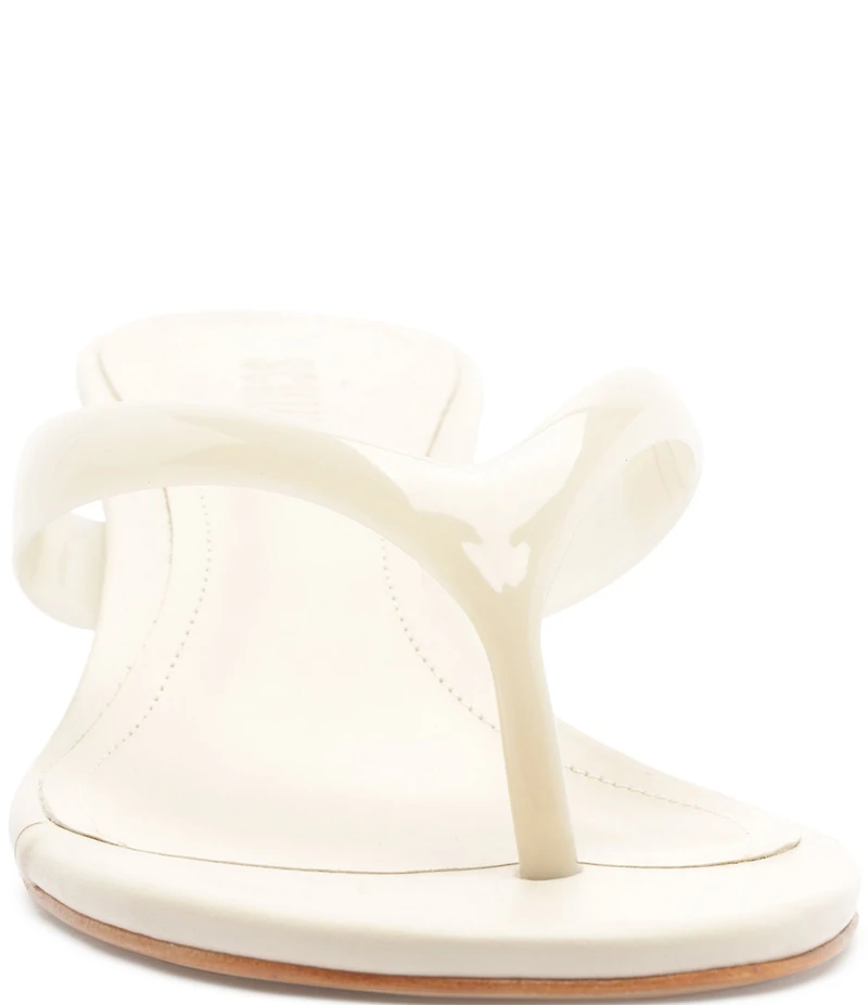 Schutz Roslyn Jelly Thong Wedge Slide Sandals