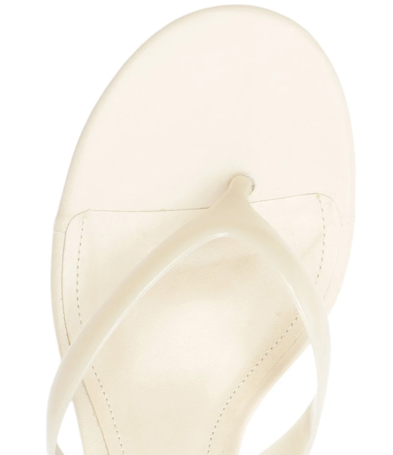 Schutz Roslyn Jelly Thong Wedge Slide Sandals