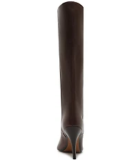 Schutz Rudy Leather Stiletto Tall Boots