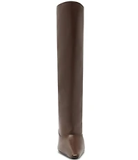 Schutz Rudy Leather Stiletto Tall Boots