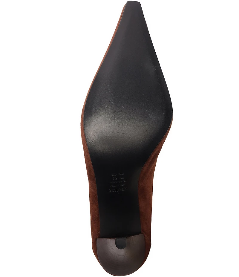 Schutz Rudy Suede Buckle Strap Hardware Booties