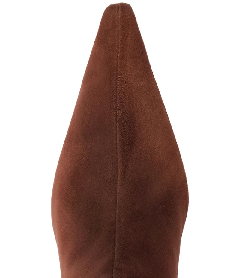 Schutz Rudy Suede Buckle Strap Hardware Booties