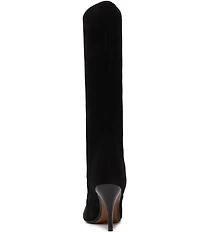 Schutz Rudy Suede Stiletto Tall Boots