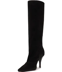Schutz Rudy Suede Stiletto Tall Boots