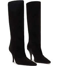 Schutz Rudy Suede Stiletto Tall Boots
