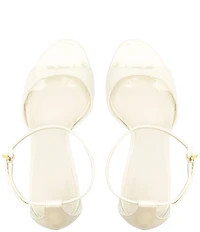 Schutz Scarlett Patent Leather Ankle Strap Dress Sandals