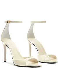 Schutz Scarlett Patent Leather Ankle Strap Dress Sandals