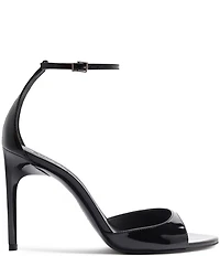 Schutz Scarlett Patent Leather Ankle Strap Dress Sandals