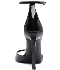 Schutz Scarlett Patent Leather Ankle Strap Dress Sandals