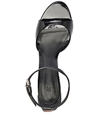 Schutz Scarlett Patent Leather Ankle Strap Dress Sandals