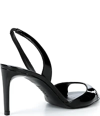 Schutz Scarlett Patent Leather Slingback Dress Sandals