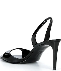 Schutz Scarlett Patent Leather Slingback Dress Sandals
