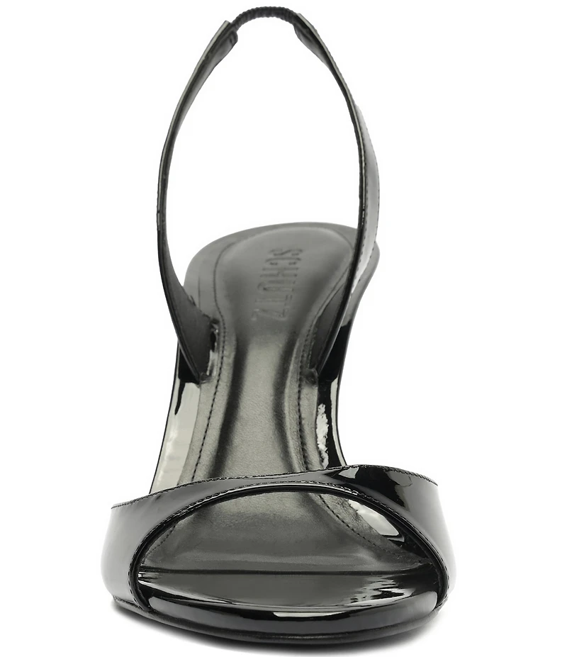 Schutz Scarlett Patent Slingback Dress Sandals