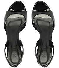 Schutz Scarlett Patent Slingback Dress Sandals