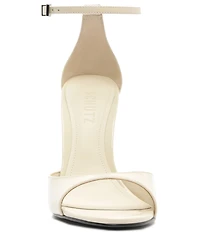 Schutz Scarlett Wedge Patent Leather Ankle Strap Dress Sandals