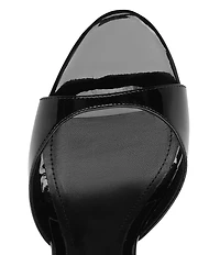Schutz Scarlett Wedge Patent Leather Ankle Strap Dress Sandals