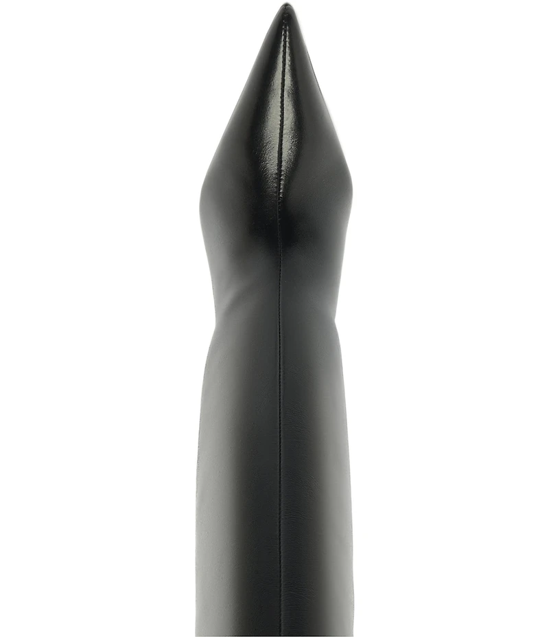 Schutz Siena Leather Knee High Wedge Boots