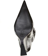 Schutz Siena Leather Over The Knee Slouch Wedge Boots