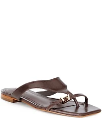 Schutz Tana Leather Slip On Flats