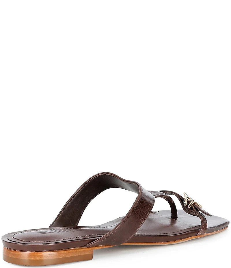 Schutz Tana Leather Slip On Flats