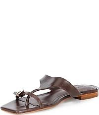 Schutz Tana Leather Slip On Flats