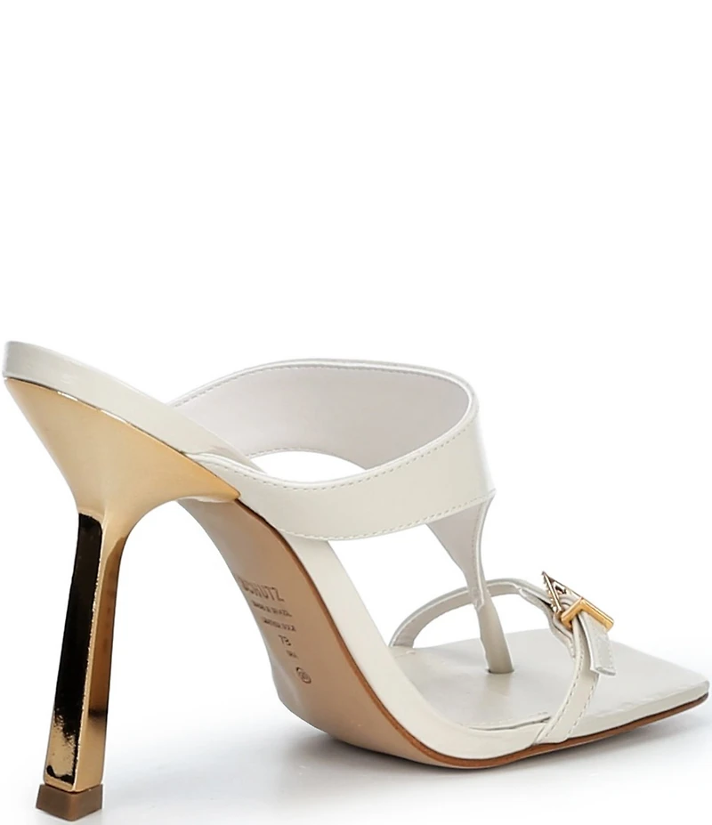 Schutz Tana Leather Stiletto High Heel Dress Sandals