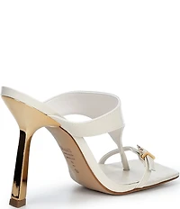 Schutz Tana Leather Stiletto High Heel Dress Sandals