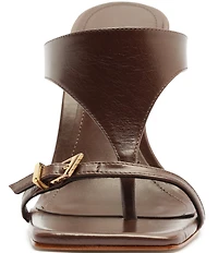 Schutz Tana Leather Stiletto High Heel Dress Sandals