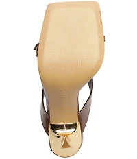 Schutz Tana Leather Stiletto High Heel Dress Sandals