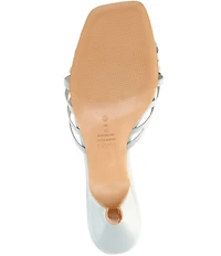 Schutz Tara Leather Dress Slide Sandals