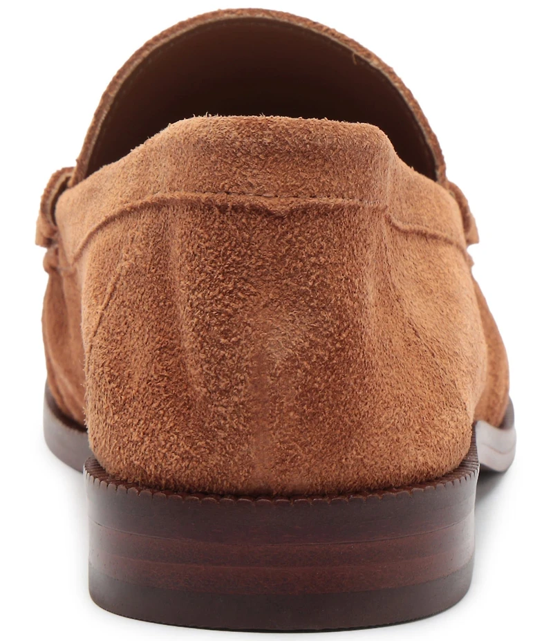 Schutz Tyche Suede Penny Loafers