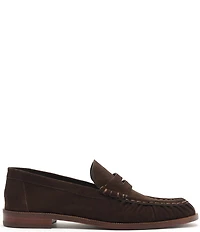 Schutz Tyche Suede Penny Loafers