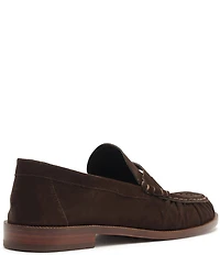 Schutz Tyche Suede Penny Loafers