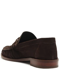 Schutz Tyche Suede Penny Loafers